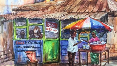 ebola88. art|This man saved thousands of lives through art .